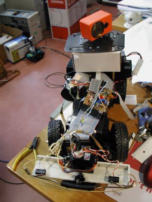 Echtzeit Software Entwicklung, Test Drehturm mit Sonar und Kamera