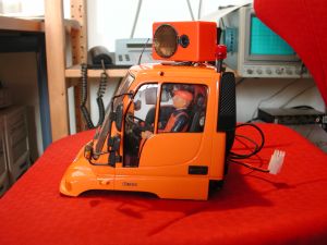 Anordnung der Sensoren in und auf der Kabine