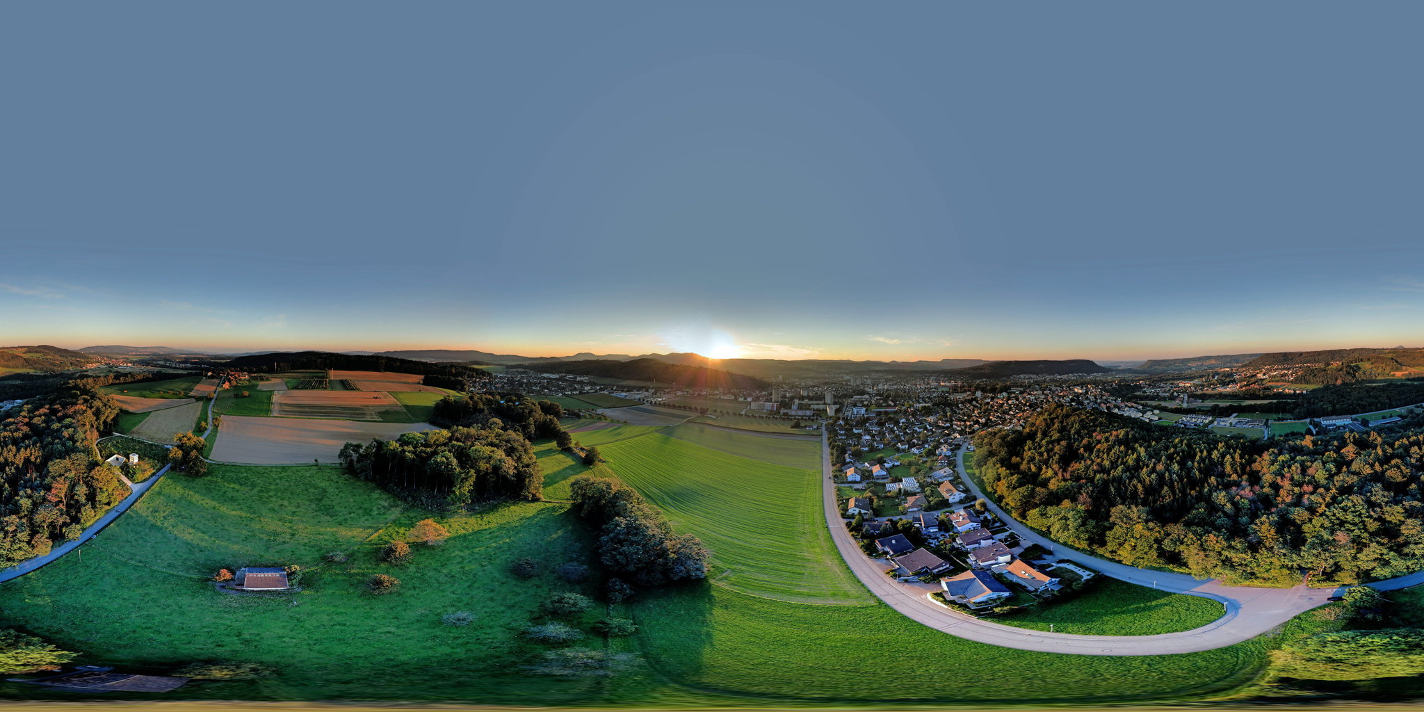 Windisch im Abendlicht