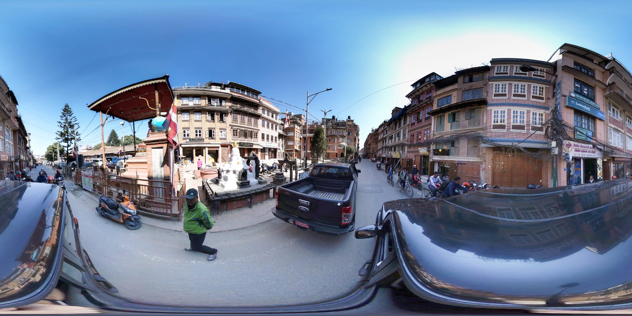 Strassenszene in Kathmandu