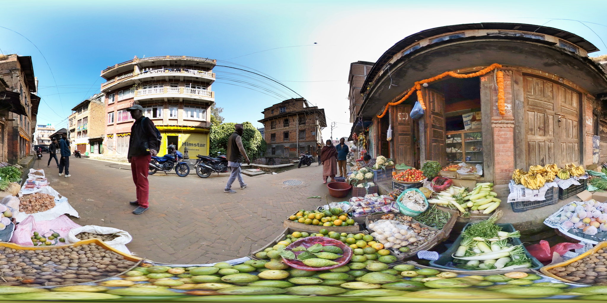 Marktstand in Panauti